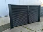 Stalen poort  3.17 m, Tuin en Terras, Ophalen, Zo goed als nieuw