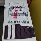Zwart-wit C&A setje jongen mt 134/140, Kinderen en Baby's, Kinderkleding | Maat 134, Gebruikt, C&A, Ophalen of Verzenden, Setje