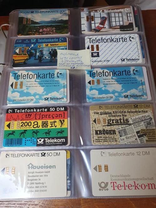 Allemagne +/- 470 télécartes, Collections, Cartes de téléphone, Enlèvement