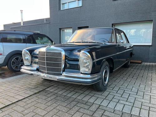 Mercedes-Benz w108 280s 1970, Auto's, Mercedes-Benz, Particulier, S-Klasse, Benzine, Berline, Handgeschakeld, Zwart, Bruin, Achterwielaandrijving
