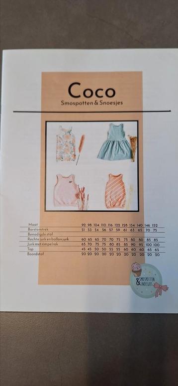 Kinderpatroon voor recht of ballon jurk of topje. beschikbaar voor biedingen