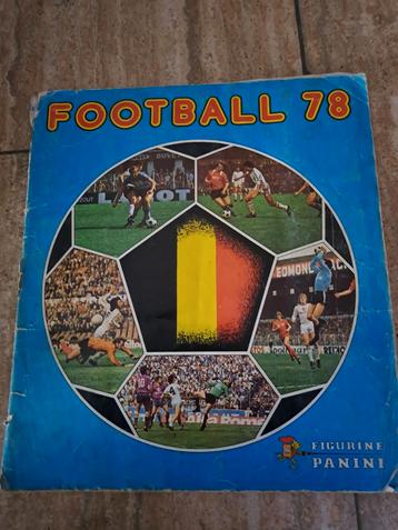 PANINI FOOTBALL 78 BELGIE VOLLEDIG beschikbaar voor biedingen