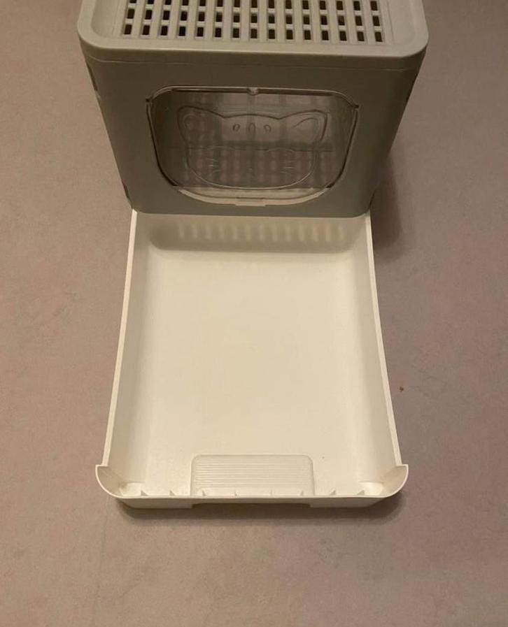 Bac à litière pliable Nobleza – Compact & pratique !, Dieren en Toebehoren, Kattenbakken, Nieuw, Ophalen