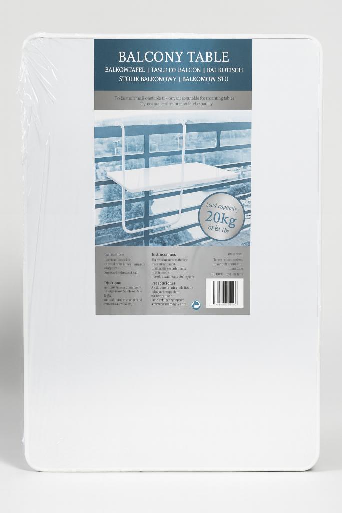 Table de balcon neuve – encore emballée., Jardin & Terrasse, Tables de jardin, Neuf, Rectangulaire, Plastique, Enlèvement