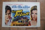 filmaffiche Alain Delon Les félins 1964 filmposter, Verzamelen, Posters, Rechthoekig Liggend, Ophalen of Verzenden, Zo goed als nieuw