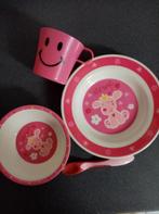 Sparkle : 3- delig eetset , kinderbord + kommetje + beker, Ophalen of Verzenden, Zo goed als nieuw, Overige typen