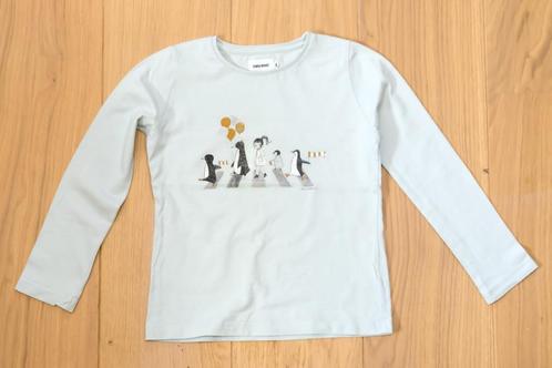 Lichtblauwe T-shirt Filou & Friends, 6 jaar, Kinderen en Baby's, Kinderkleding | Maat 116, Gebruikt, Meisje, Shirt of Longsleeve