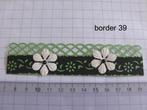 sierrand knutselen scrapbooking bloemen papier border 39, Ophalen of Verzenden, Nieuw