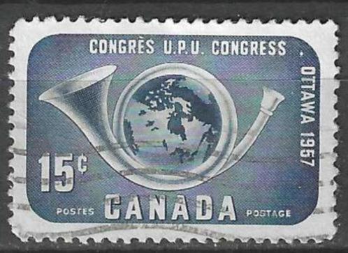 Canada 1957 - Yvert 299 - Congres U.P.U. in Ottawa  (ST), Timbres & Monnaies, Timbres | Amérique, Affranchi, Envoi