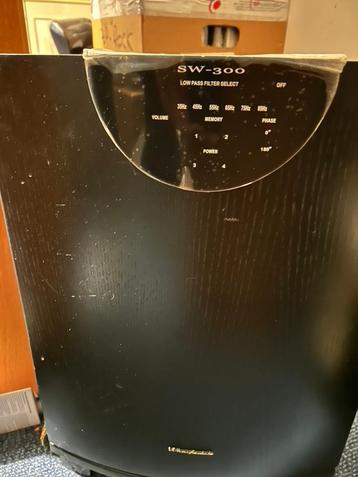 SUBWOOFER WHARFEDALE + MIDDEN+LATERAAL beschikbaar voor biedingen