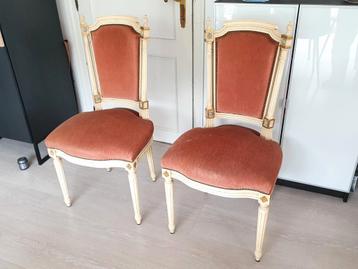 Markiesstoel( 2 stuks) Franse gallery Louis XV beschikbaar voor biedingen