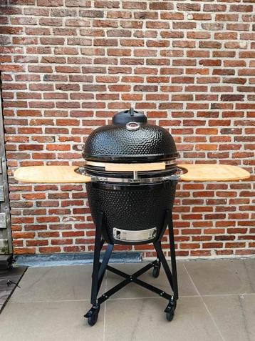 Kamado 22inch met Divide en Conquer en FIBERGLASS AFDICHTING