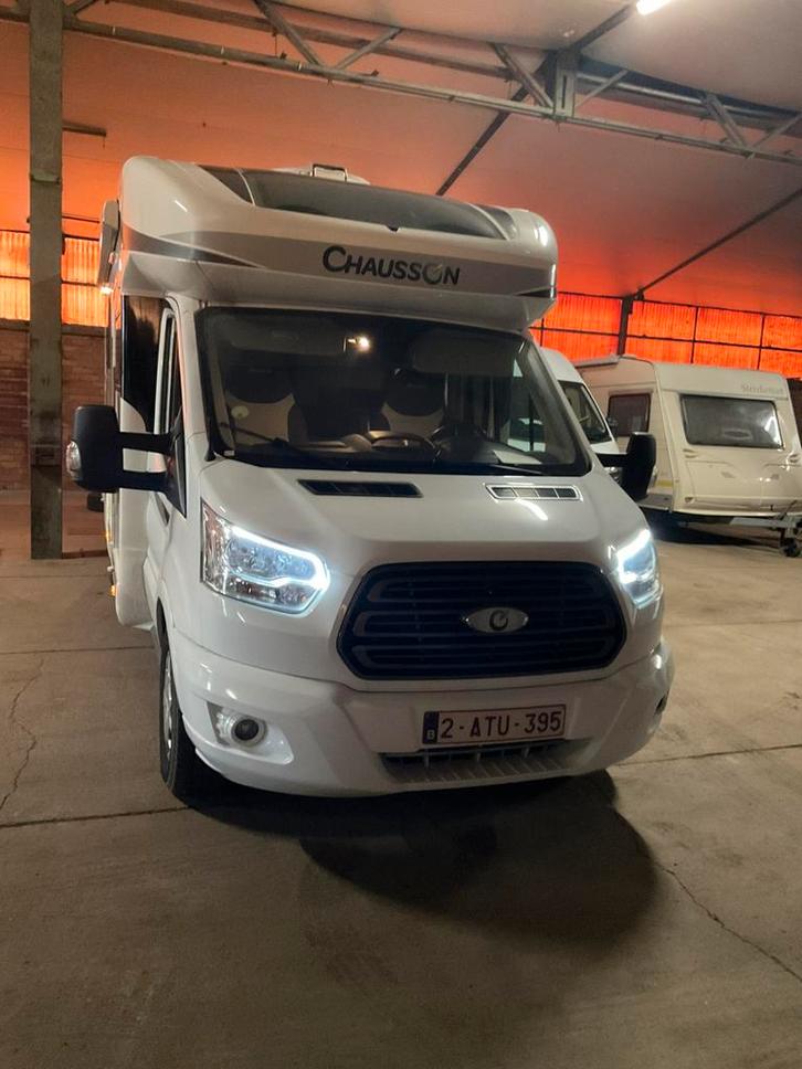 Te koop mobilhome, Caravanes & Camping, Camping-cars, Particulier, jusqu'à 4, Semi-intégral, Chausson, Ford, Diesel, Automatique
