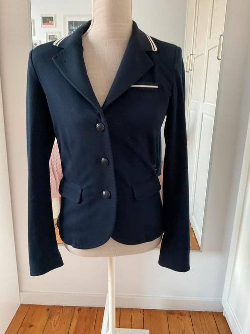 RIVER WOODS - S of 36 - marine blazer TOPstuk, Kleding | Dames, Jasjes, Kostuums en Pakken, Gedragen, Maat 36 (S), Blauw, Ophalen of Verzenden