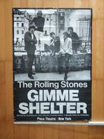 Poster the rolling stones , gimme shelter, 87x60, Verzamelen, Posters, Ophalen of Verzenden