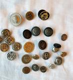 25 vintage knopen met wapenschild of embleem, Ophalen of Verzenden