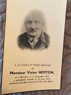 Victor HOTTON 1875 Recogne 1953, Verzamelen, Bidprentjes en Rouwkaarten, Ophalen of Verzenden, Bidprentje