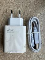 Originele XIAOMI 33W-oplader, met bijbehorende kabel, Ophalen of Verzenden, Zo goed als nieuw, Overige merken