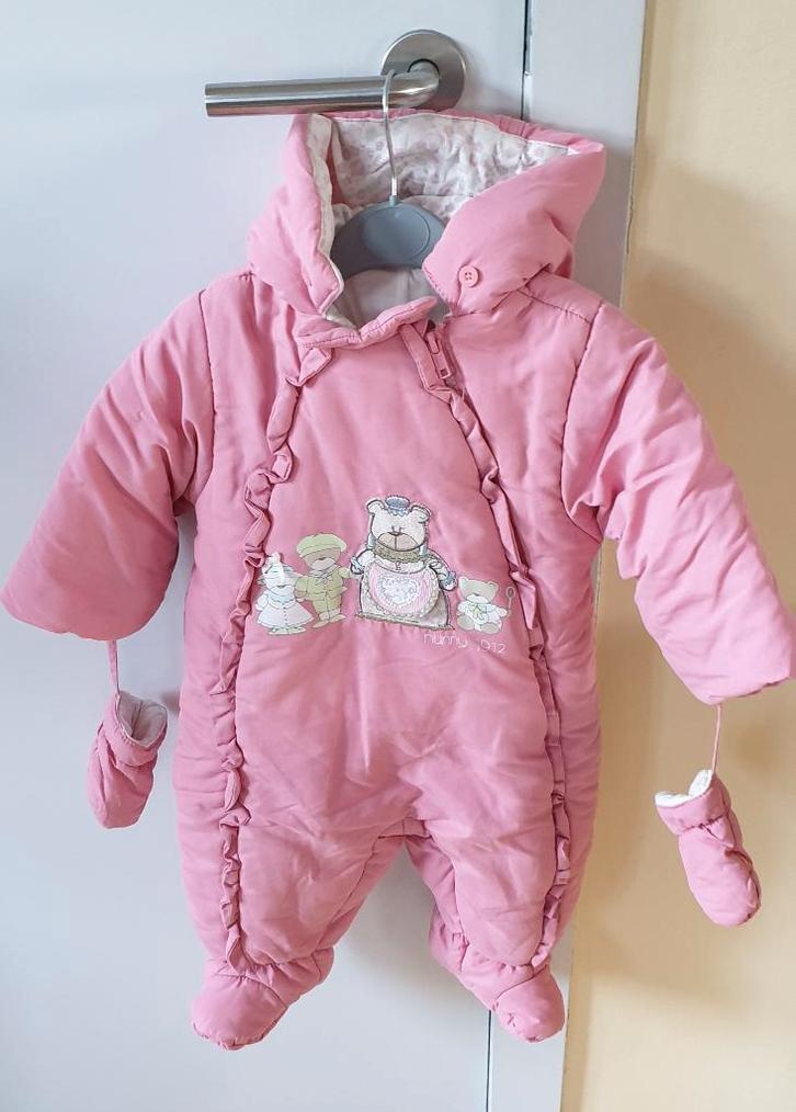 Combinaison de ski rose 12 mois, Enfants & Bébés, Vêtements de bébé | Taille 80, Comme neuf, Fille, Autres types, Enlèvement ou Envoi