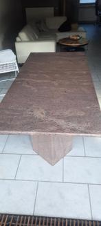 Roze arduinen eettafel, Huis en Inrichting, Ophalen, Overige materialen, 50 tot 100 cm, Zo goed als nieuw