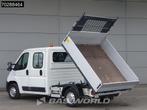 Citroën Jumper 130PK Kipper Dubbel Cabine Trekhaak Euro6 Ti, Stof, Gebruikt, Euro 6, 4 cilinders
