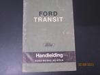 FORD TRANSIT 1965 HANDLEIDING, Auto diversen, Handleidingen en Instructieboekjes, Verzenden