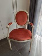 Antieke stoel rood fluweel, Antiek en Kunst, Ophalen