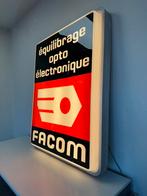 FACOM oude reclame lichtbak, Verzamelen, Ophalen, Gebruikt, Lichtbak of (neon) lamp