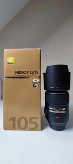 Objectif Nikon AF-S Micro Nikkor 105mm, TV, Hi-fi & Vidéo, Comme neuf, Enlèvement ou Envoi
