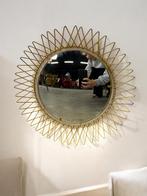 vintage gouden sunburst spiegel / zonnespiegel, Antiek en Kunst, Ophalen of Verzenden