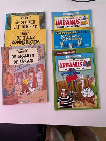 Stripboeken Kuifje en Urbanus beschikbaar voor biedingen