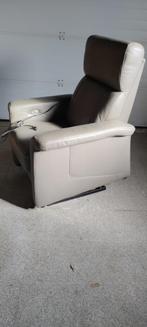 Elektrische relax zetel (leder), Ophalen, Gebruikt
