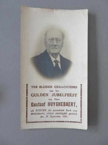 Gustaaf Huyghebaert Gulden Jubelfeest Koster Middelkerke '31 beschikbaar voor biedingen