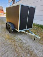 250x125x150cm dubbelassige gesloten aanhangwagen van 750 kg, Auto diversen, Aanhangers en Bagagewagens, Ophalen