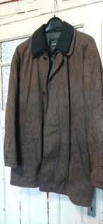 Suede jas, bruin, merk B.S.M., Kleding | Heren, Ophalen of Verzenden, Zo goed als nieuw, Bruin