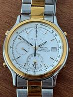 Mens Seiko Quartz Chronograph 7T32-6A50 A4, Handtassen en Accessoires, Horloges | Heren, Ophalen, Gebruikt, Staal, Polshorloge