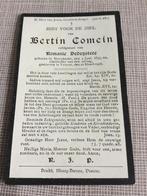 Oorlogsslachtoffer WOI B.Comein Steenkerke +Veurne 1918, Envoi