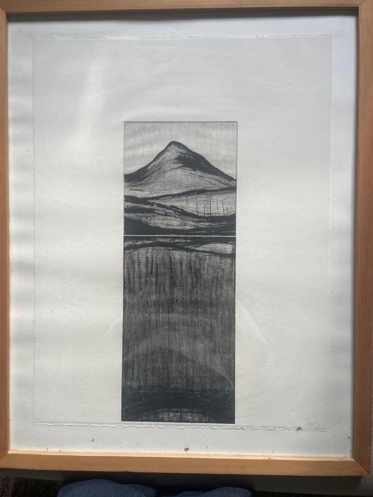 Gesigneerde ets / diepdruk (1978), Antiek en Kunst, Kunst | Etsen en Gravures, Ophalen