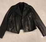 Lederen jas Massimo Dutti, Massimo Dutti, Comme neuf, Noir, Taille 46 (S) ou plus petite