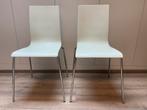 Chaises sintesi en bon état général, Deux, Utilisé, Métal, Blanc