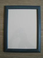 Fotolijst 25 x 20 met blauwe houten rand, Ophalen of Verzenden, Gebruikt