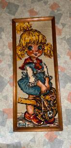 Canevas Poulbot, écolière, vintage, Enlèvement