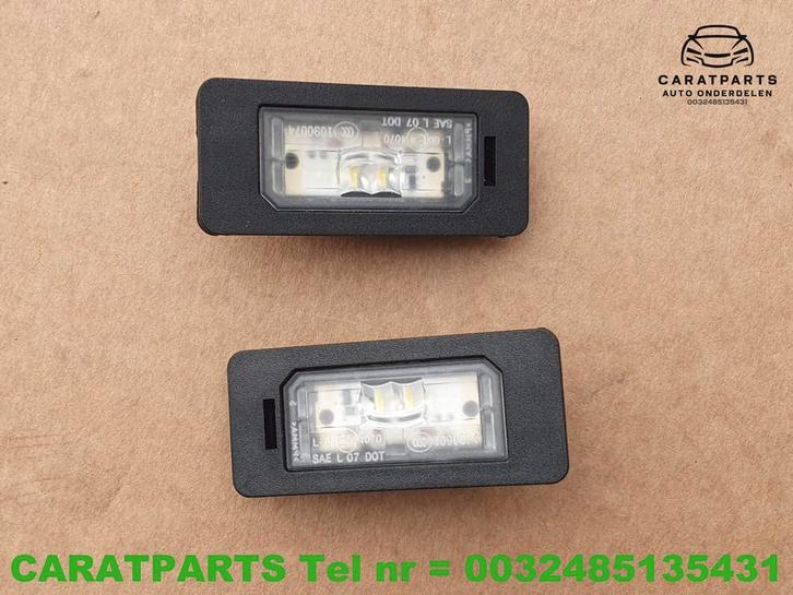 7193293 1 2 3 serie LED kentekenverlichting 4 5 serie X1 X5, Auto-onderdelen, Verlichting, BMW, Gebruikt