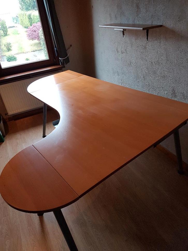 Bureau à donner (démonté), Maison & Meubles, Bureaux, Utilisé, Bureau, Réglable en hauteur, Enlèvement