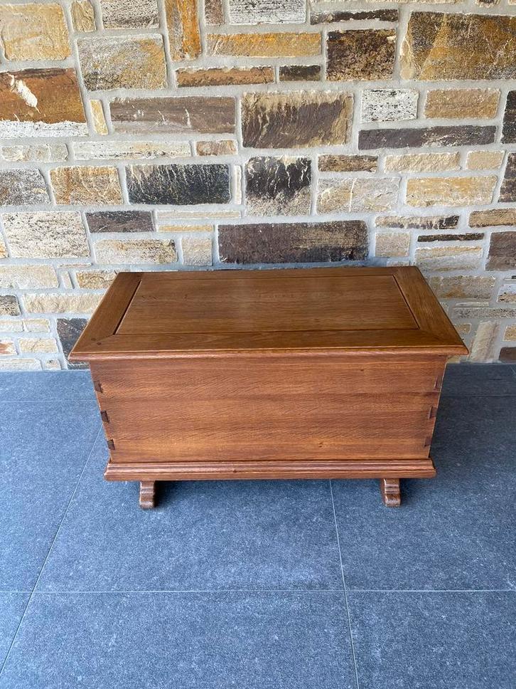 Coffre en Chêne Massif, Huis en Inrichting, Woonaccessoires | Kisten, Zo goed als nieuw, 50 tot 75 cm, Minder dan 50 cm, 50 tot 100 cm