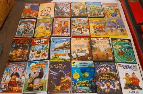 Lot van 29 tekenfilms/ animatiefilms voor kinderen, Cd's en Dvd's, Dvd's | Tekenfilms en Animatie, Zo goed als nieuw, Amerikaans