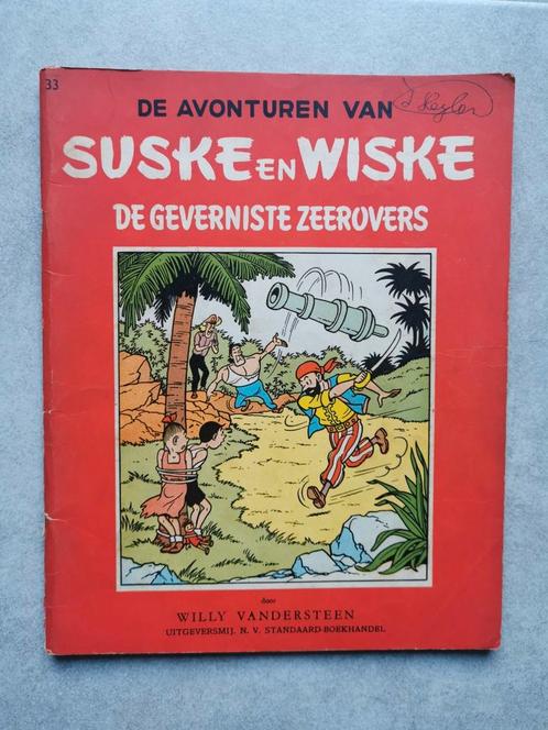 Suske en wiske de geverniste zeerovers nr33, Boeken, Stripverhalen, Gelezen, Eén stripboek, Ophalen of Verzenden