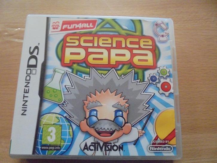 Science Papa Nintendo Ds, Games en Spelcomputers, Games | Nintendo DS, Zo goed als nieuw, Puzzel en Educatief, Ophalen of Verzenden