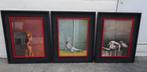 3x originele kunst schilderijen Herman Baert moderne erotiek, Antiek en Kunst, Kunst | Schilderijen | Modern, Ophalen of Verzenden