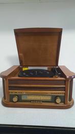 Antieke platenspeler met radio/cassette speler, Overige merken, Platenspeler, Gebruikt, Ophalen